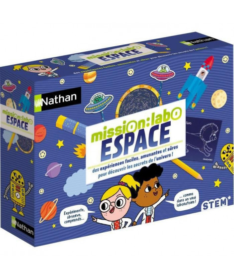 Nathan Mission Labo Espace coffret