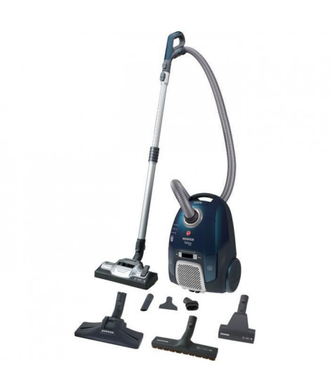 HOOVER TX60PET, Aspirateur Traîneau sac, Puissant 700 W Silencieux 62db 4 Brosses Grande Capacité 3,5 L Ultra-maniable 360° -…