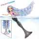 Mermaze Mermaidz - Orra - Poupée Mannequin Sirene de Collection Deluxe 34cm - Change de Couleur dans l'eau