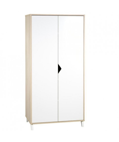 Babyprice - SCANDI NATUREL - Armoire 2 Portes