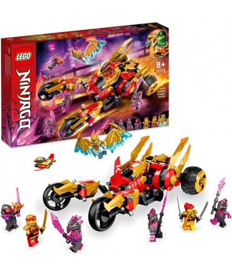 LEGO NINJAGO 71773 Le Tout-Terrain Dragon d'Or de Kai, Jouet de Voiture pour Enfants