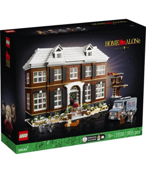 LEGO 21330 Ideas Maman, J'ai Raté L'Avion ! Set pour Adultes, Maquette Maison Kevin McCallister a Construire avec 5 Figurines