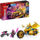 LEGO 71768 NINJAGO La Moto Dragon d'Or de Jay, Jouet avec Véhicule et Figurine de Dragon, Idée Cadeau Anniversaire pour Enfants