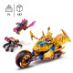LEGO 71768 NINJAGO La Moto Dragon d'Or de Jay, Jouet avec Véhicule et Figurine de Dragon, Idée Cadeau Anniversaire pour Enfants