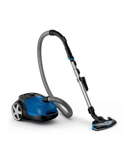 PHILIPS FC8575/09 Aspirateur avec sac Performer Active - 900W - 77 dB - 4l de réservoir - Bleu foncé