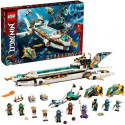 LEGO 71756 NINJAGO L'Hydro Bounty Sous-marin avec Mini Figurines Kai et Nya, Jouet Ninja pour Enfants 9 ans et plus