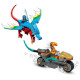 LEGO NINJAGO 71759 Le Temple du Dragon Ninja, Ensemble de Jouet et de Figurine avec Moto