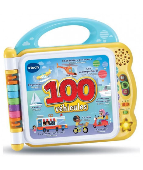 VTECH - Mon Imagier Bilingue - 100 Véhicules