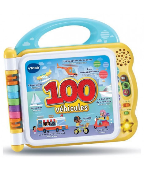 VTECH - Mon Imagier Bilingue - 100 Véhicules