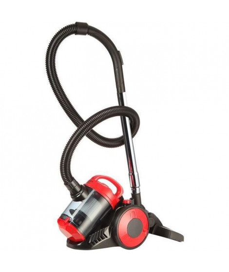 OCEANIC VC10RBAX2 Aspirateur traîneau sans sac - 700W - 78 dB - A - Rouge