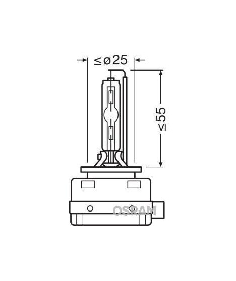 OSRAM Ampoule xénon XENARC NIGHT BREAKER LASER D1S