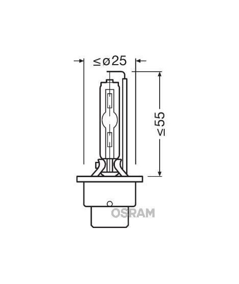 OSRAM Ampoule xénon XENARC NIGHT BREAKER LASER D2S