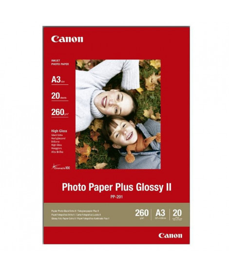 CANON Papier photo A3 PP-201 260gr 20 feuilles