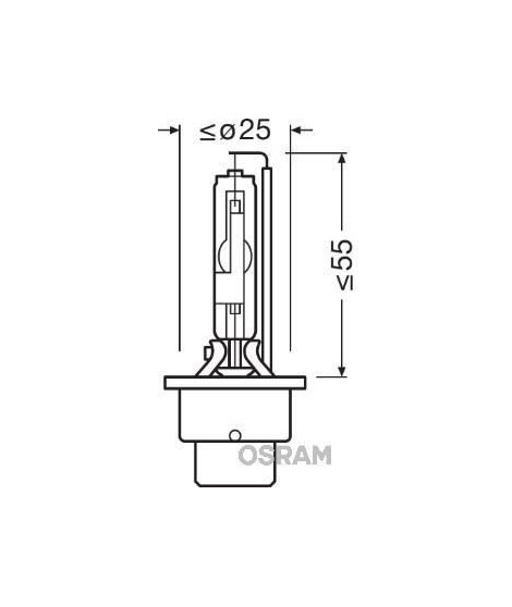 OSRAM Ampoule xénon XENARC ORIGINAL D2R