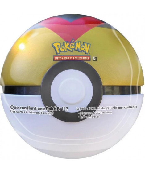 Pokémon : Pokéball Tin 3 boosters | Age: 6+| Nombre de joueurs: 1-2