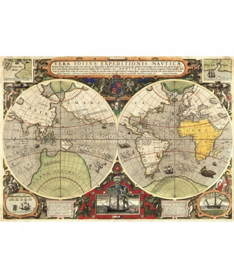 CLEMENTONI - 36526 - 6000 pieces - Antique nautical map