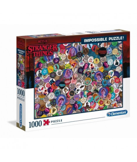 Puzzle 1000p Impossible - Stranger Things - 69 x 50 cm - Clementoni
