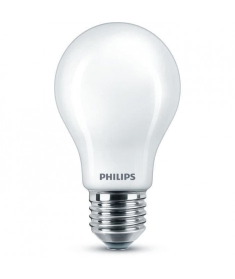 Ampoule standard LED PHILIPS Non dimmable - Verre dépoli - E27 - 40W - Blanc froid