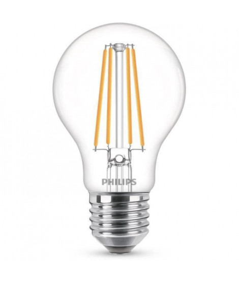 Ampoule LED PHILIPS Non dimmable - E27 - 75W - Blanc Chaud