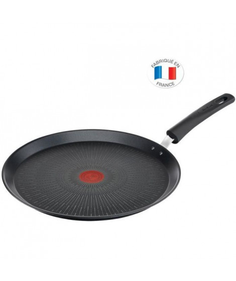 TEFAL G2553802 Unlimited Poele a crepe 25 cm, Induction, Revetement antiadhésif sûr et résistant, Thermo-Signal, Fabriqué en…