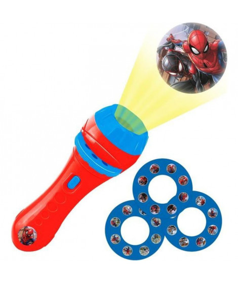 SPIDER-MAN - Projecteur a histoires et lampe torche - LEXIBOOK