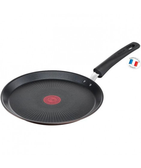 TEFAL G2543802 Poele a crepe 25 cm ECO-RESPECT - antiadhésive - Tous feux dont induction - Made in France