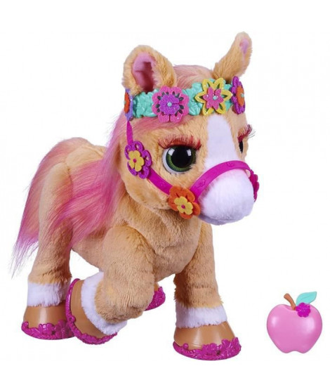 FurReal Cannelle mon poney coquet, animal en peluche électronique de 35,5 cm, +80 sons et réactions, 26 accessoires, pour enf…