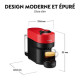 KRUPS NESPRESSO YY4888FD Vertuo Pop Rouge Machine a café capsules, Cafetiere compacte, 4 tailles de tasses, Expresso, Bluetooth
