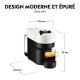 KRUPS NESPRESSO YY4889FD Vertuo Pop Blanche Machine a café capsules, Cafetiere compacte, 4 tailles de tasses, Expresso, Bluet…