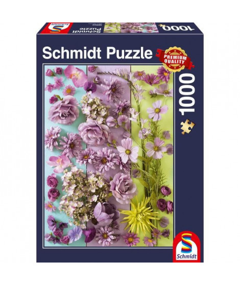 Puzzle Fleurs violettes, 1000 pcs