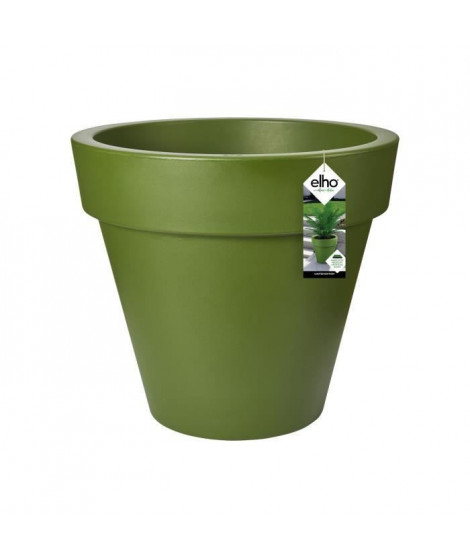 ELHO -  Pot de fleurs - Pure Round Grass 40 - Vert Sportif - Intérieur/extérieur - Ø 39 x H 35 cm