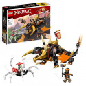 LEGO NINJAGO 71782 Le Dragon de Terre de Cole  Évolution, Jouet avec 2 Minifigurines