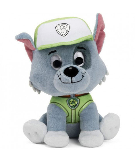 PAT PATROUILLE - PELUCHE 15 CM ROCKY Paw Patrol Gund -  6058442 - peluche douce et lavable des 12 mois