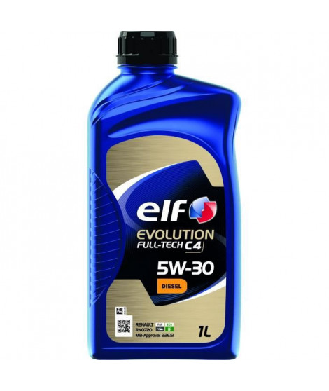 ELF HUILE MOTEUR 1L EVOLUTION FULLTECH C4 5W30