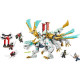 LEGO NINJAGO 71786 La Créature Dragon de Glace de Zane, Jouet 2-en-1, Figurine de Dragon et Minifigurines