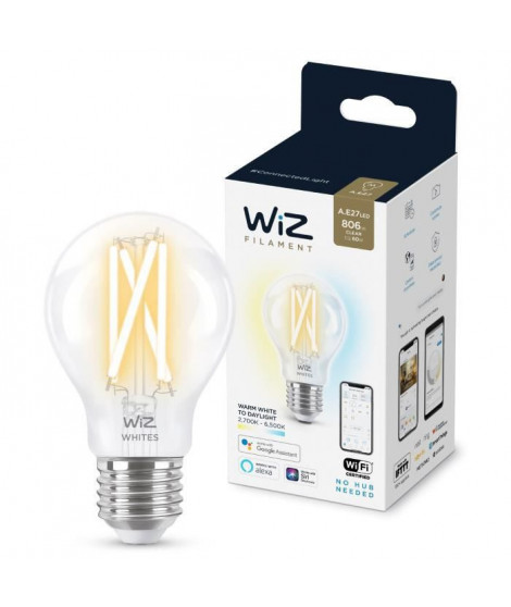 WiZ Ampoule connectée Blanc variable E27 60W