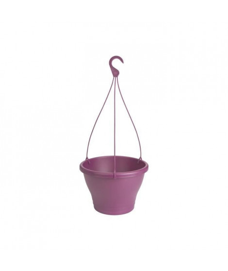 ELHO Pot de fleurs a suspendre Corsica 30 - Violet vif - Extérieur & Balcon - Ø 29,4 x H 21,1 cm