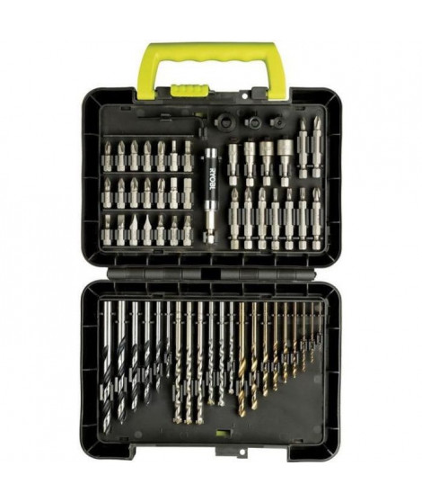 Coffret RYOBI 60 accessoires - perçage et vissage RAK60DDF