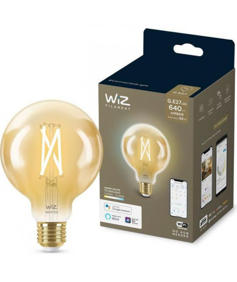 WiZ Ampoule connectée Globe 95 vintage Blanc variable E27 50W