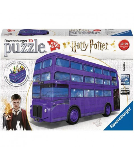 HARRY POTTER Puzzle 3D Magicobus - Ravensburger - Véhicule 216 pieces - sans colle - Des 8 ans