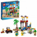 LEGO 60328 City Le Poste De Secours sur La Plage, Jouet de Construction, Quad et Plaque Route, Cadeau pour Enfants +5 Ans