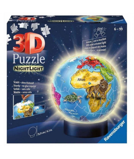 Ravensburger - Puzzle 3d  Globe Lumineux