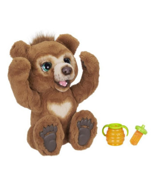 Furreal Friends - Cubby l'ours curieux - peluche interactive - animal électronique - plus de 100 sons et réactions - des 3 ans