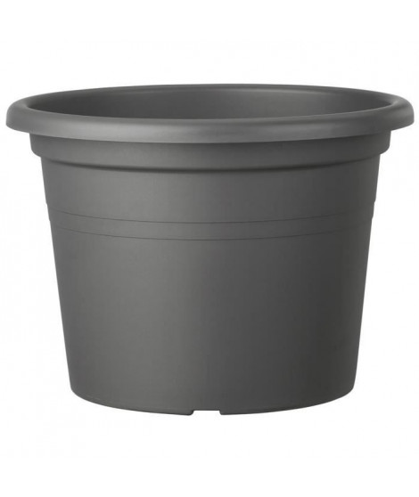 DEROMA Pot de fleurs rond Day R anthracite - Coloris gris anthracite - 50cm