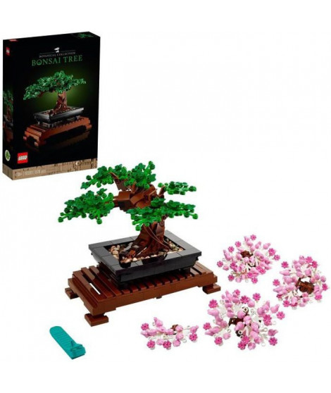LEGO Icons 10281 Bonsai, Construction, Fleurs Décoratives, Kit Bonsai, Plantes et Arbre, LEGO Botanical Collection, pour Adultes