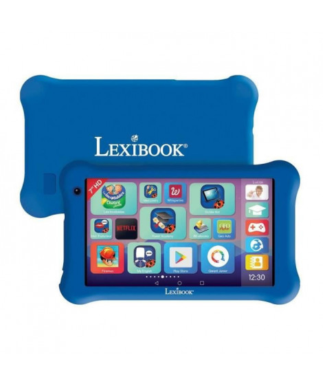 LEXIBOOK - Tablette LexiTab Master 7 (version FR) - Contenu éducatif, interface personnalisée et housse de protection