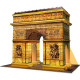 Puzzle 3D Arc de Triomphe illuminé - Ravensburger - Monument 216 pieces - sans colle - avec LEDS couleur - Des 8 ans