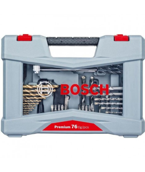 Coffret premium perçage - vissage de 76 pcs- BOSCH