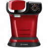 Machine a café TASSIMO BOSCH TAS6503 - Rouge - Multi-boissons - Réservoir d'eau 1,3L - Arret automatique
