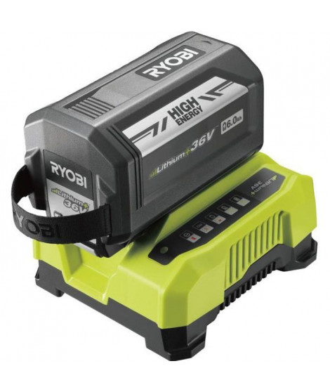 Batterie RYOBI 36V LithiumPlus 6.0 Ah - 1 chargeur rapide RY36BC60A-160